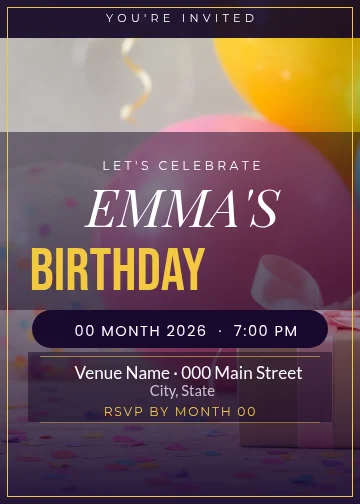 Birthday Invitation