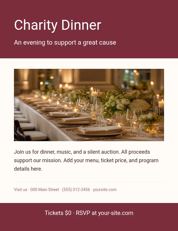 Charity Dinner