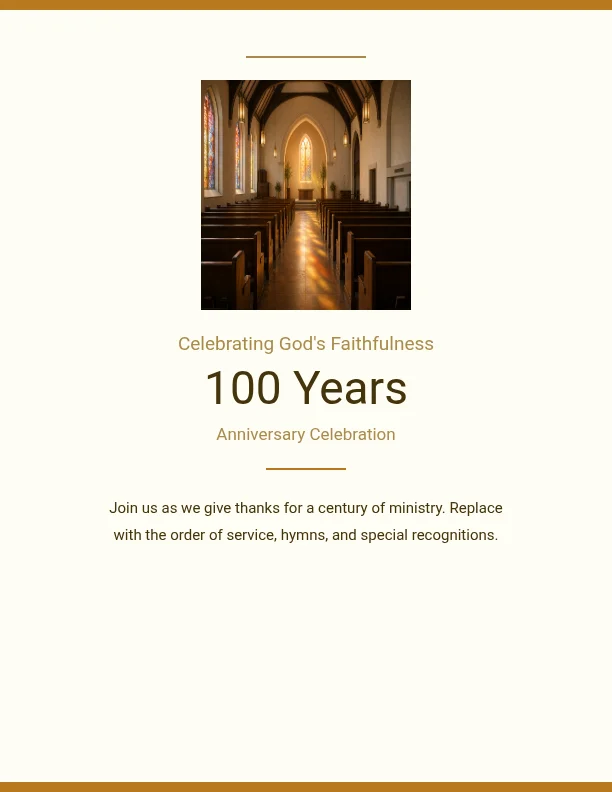 Church Anniversary